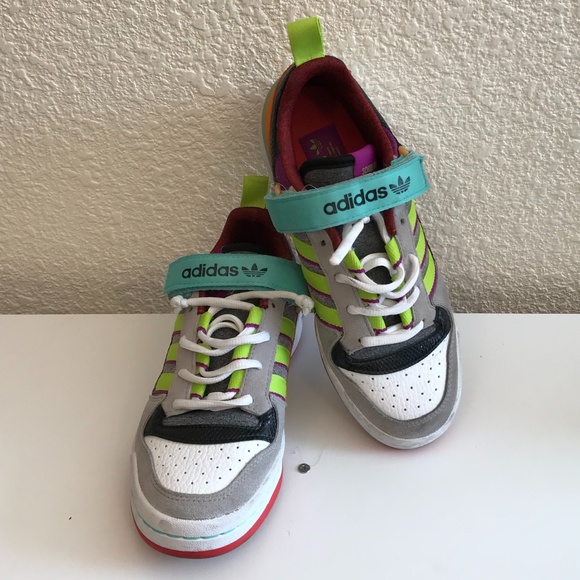 adidas Shoes - Women Adidas Low Forum Sonic S.E.E.D Multicolor Athletic Sneakers Shoes Size 6.5